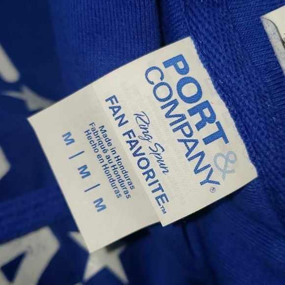 Blue "make mullets great agian" hoodie size medium! Worn once! - Picture 2 of 2